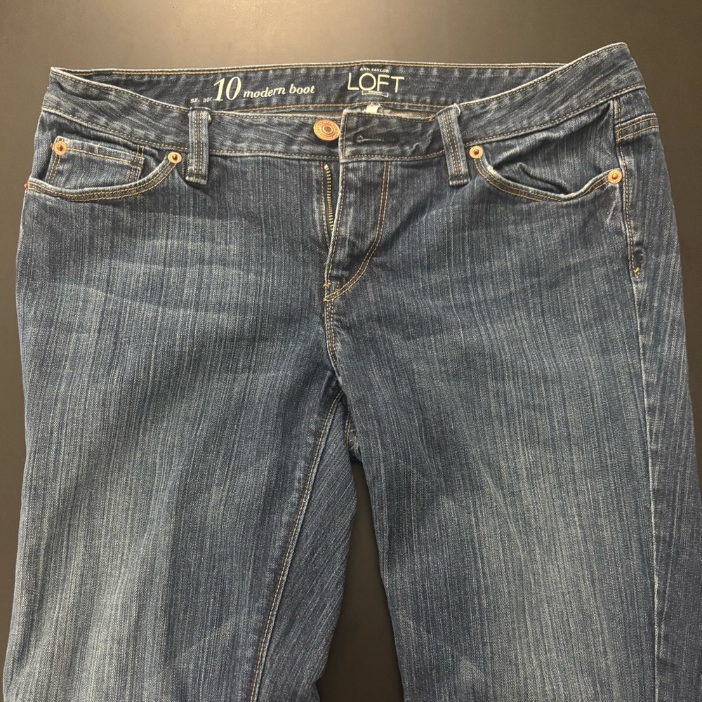 Ann Taylor LOFT 30/10 Women's Blue Jeans Thick Texture